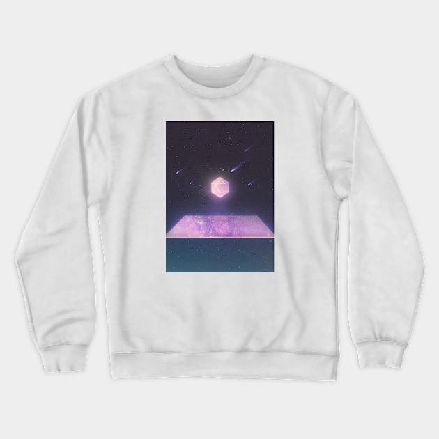 The Center of The Universe Crewneck Sweatshirt by linearcollages